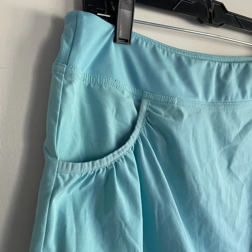Athleta Mint Green Tennis Skirt with Attached Shorts Size M